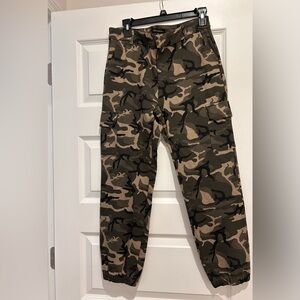 Women Camouflage Cargo Jogger Pants